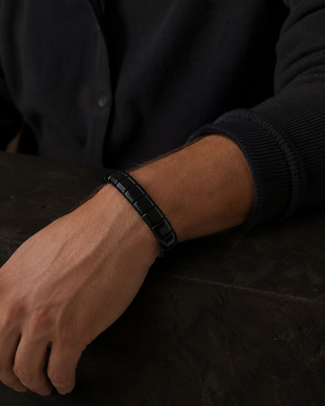 The Origin Bracelet — Obsidian