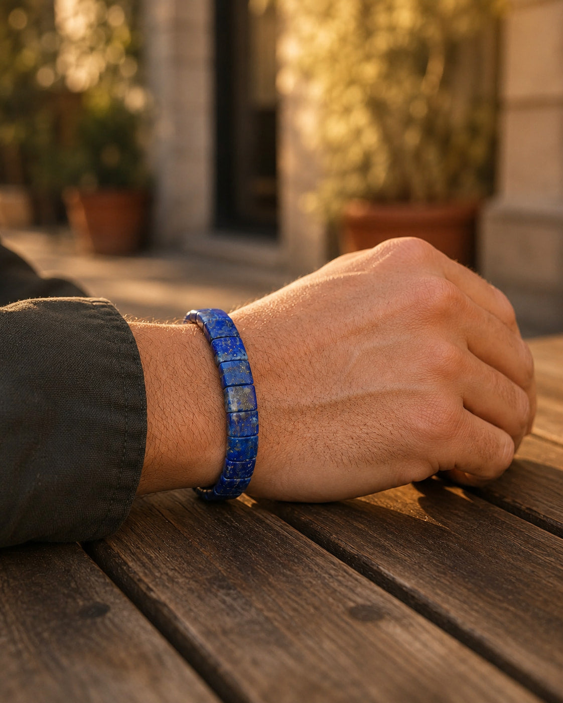 THE MERIDIAN BRACELET - LAPIS LAZULI