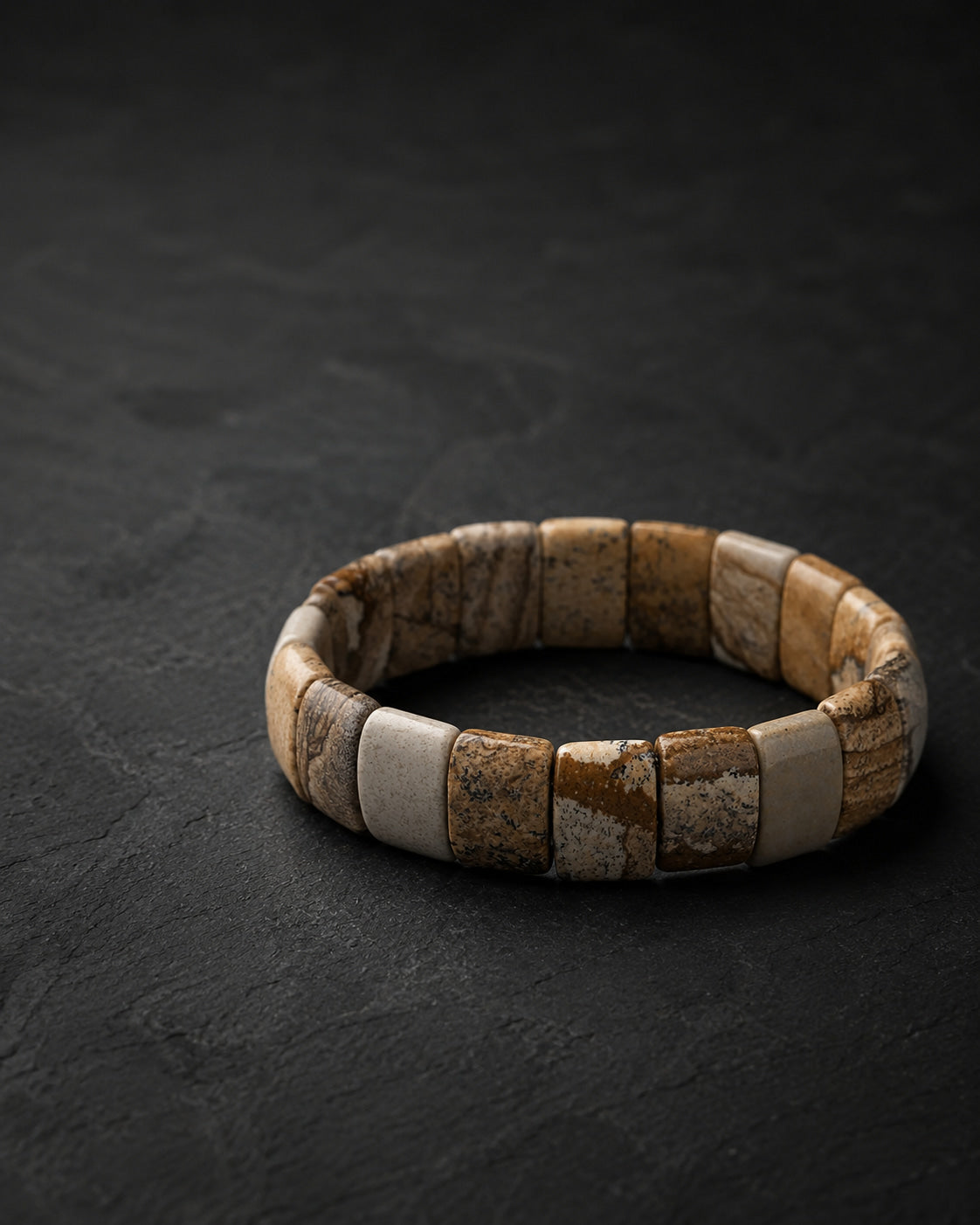 THE BEDROCK BRACELET — PICTURE JASPER