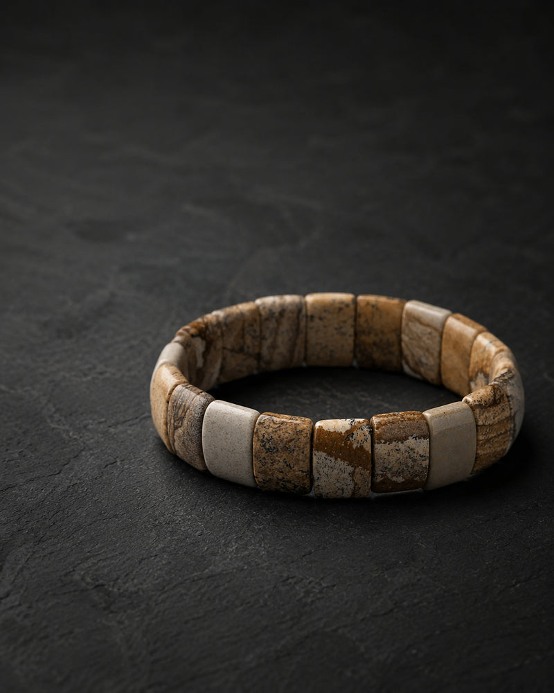 THE BEDROCK BRACELET — PICTURE JASPER