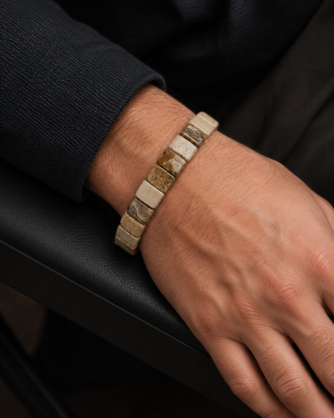 THE BEDROCK BRACELET — PICTURE JASPER